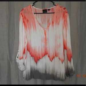 Tribal Tie die blouse